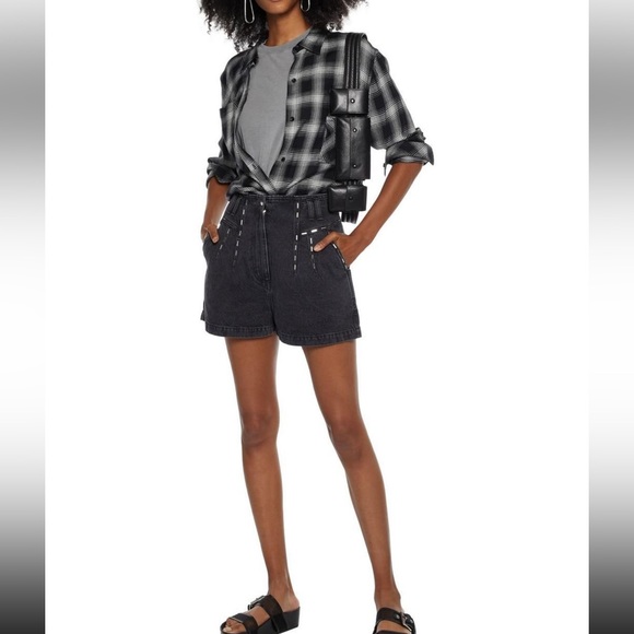 IRO
Barra Embellished Denim Shorts In Grey - Picture 12 of 13